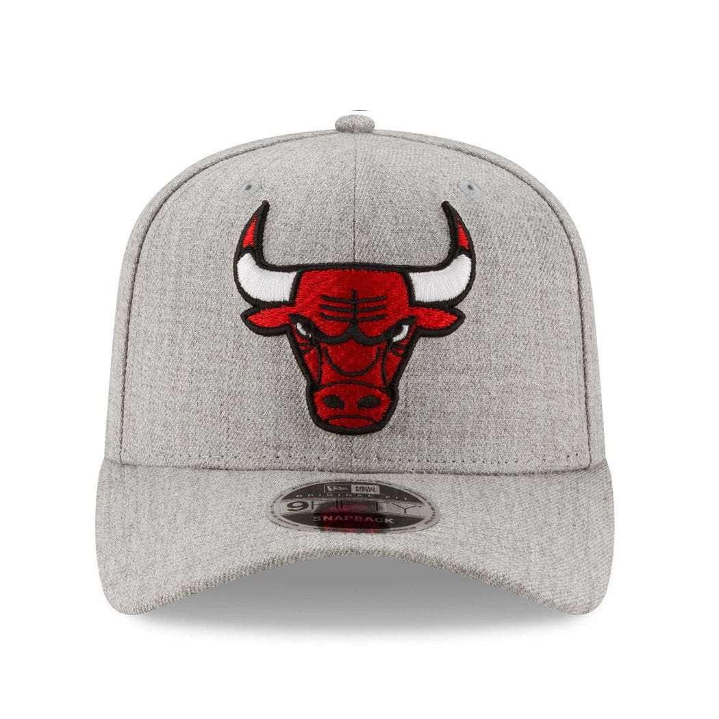 Chicago Bulls New Era NBA Heather Drop 9FIFTY Pre-Curved Snapback Hat