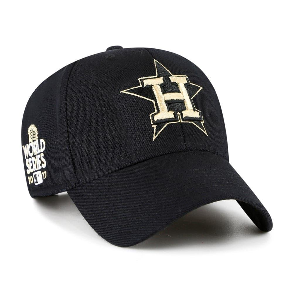 47 Brand Caps Houston Astros '47 MLB 2017 Gold World Series MVP Snapback Hat - Black