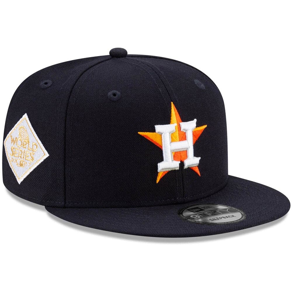 New Era Caps M/L Houston Astros New Era MLB 2017 World Series Patch 9FIFTY Snapback Hat - Navy