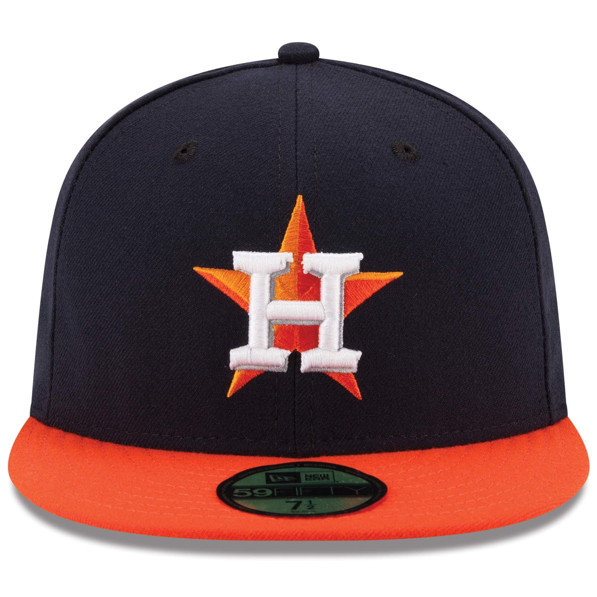 New Era Caps Houston Astros New Era MLB AC On-Field Road 59FIFTY Fitted Hat - Navy