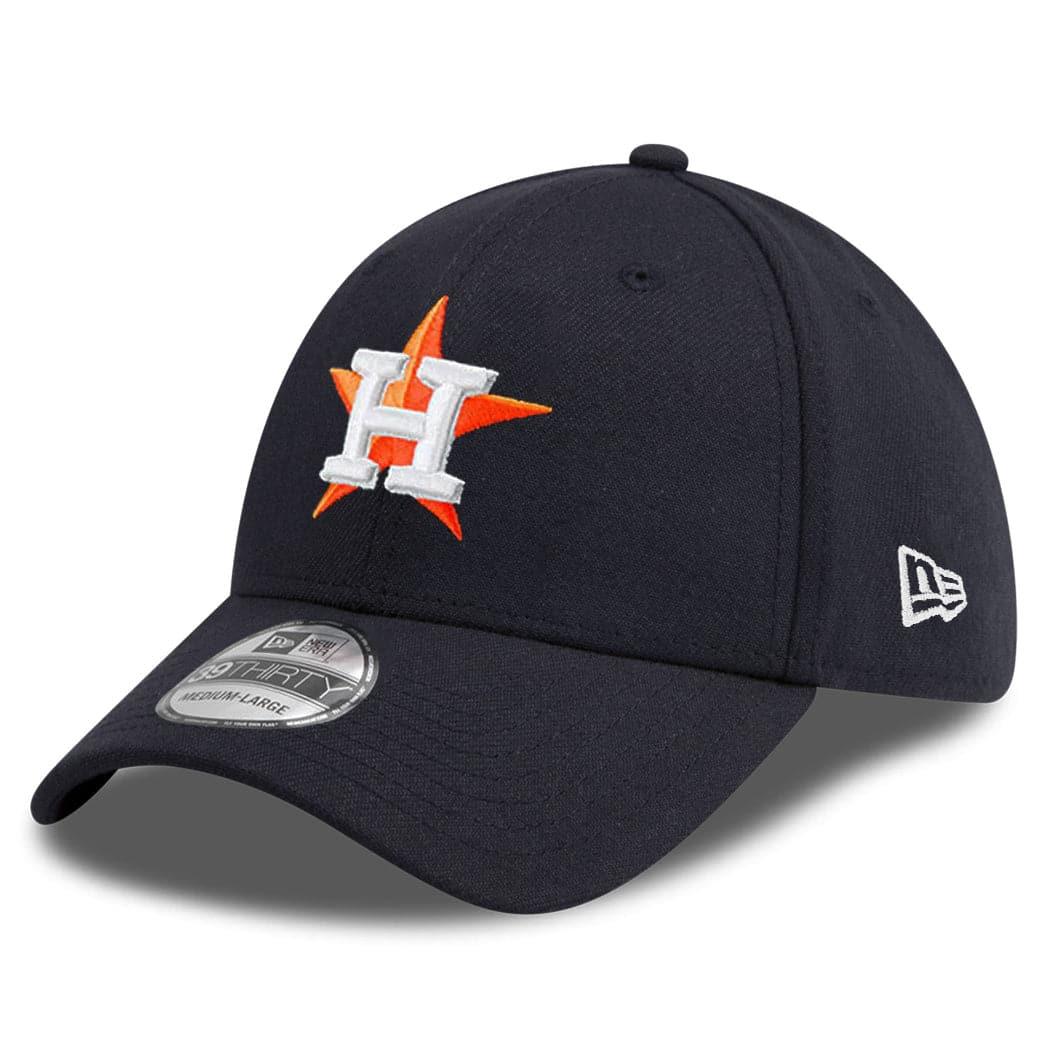 New Era Caps Houston Astros New Era MLB Team Classic 39THIRTY Curve Hat - Navy