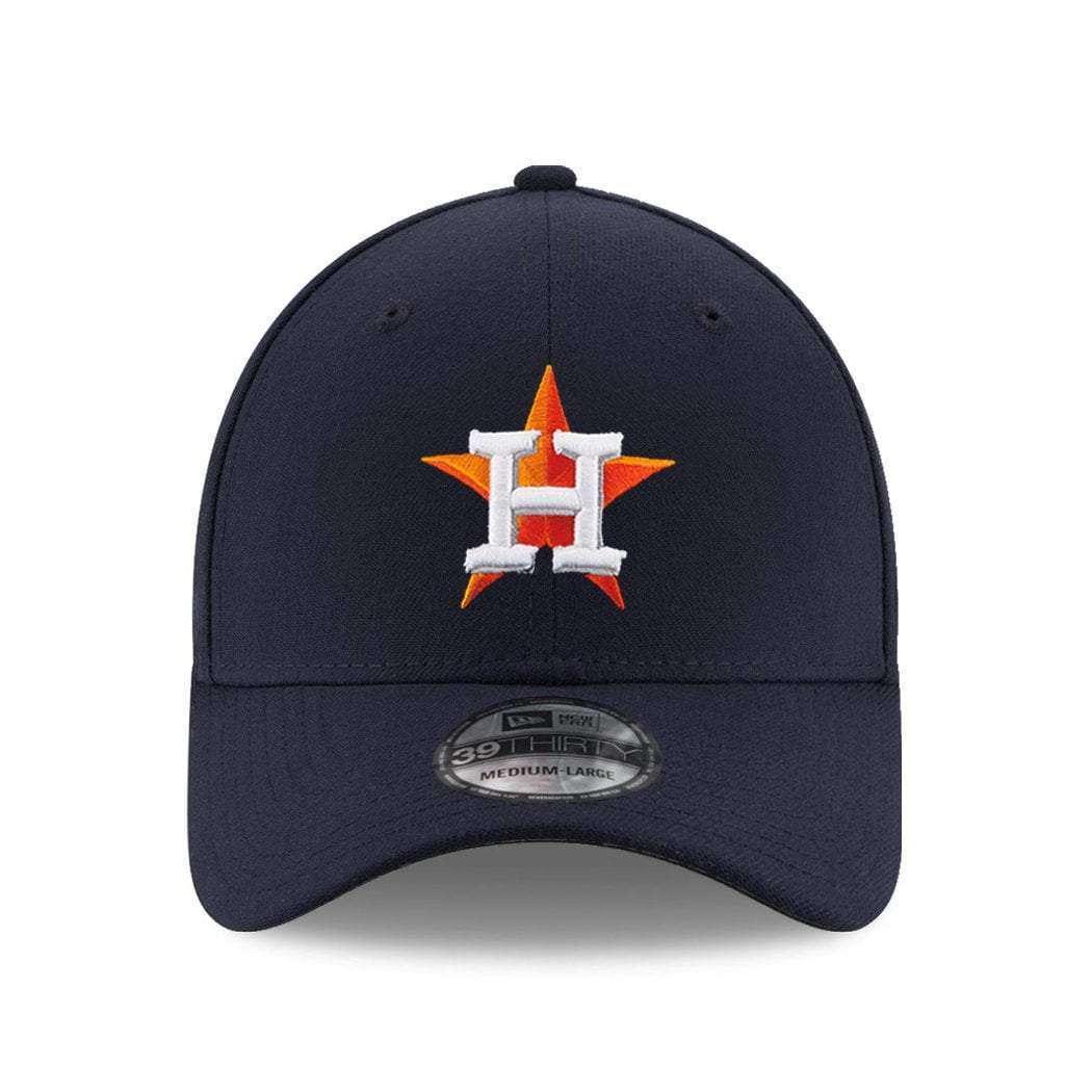 New Era Caps Houston Astros New Era MLB Team Classic 39THIRTY Curve Hat - Navy
