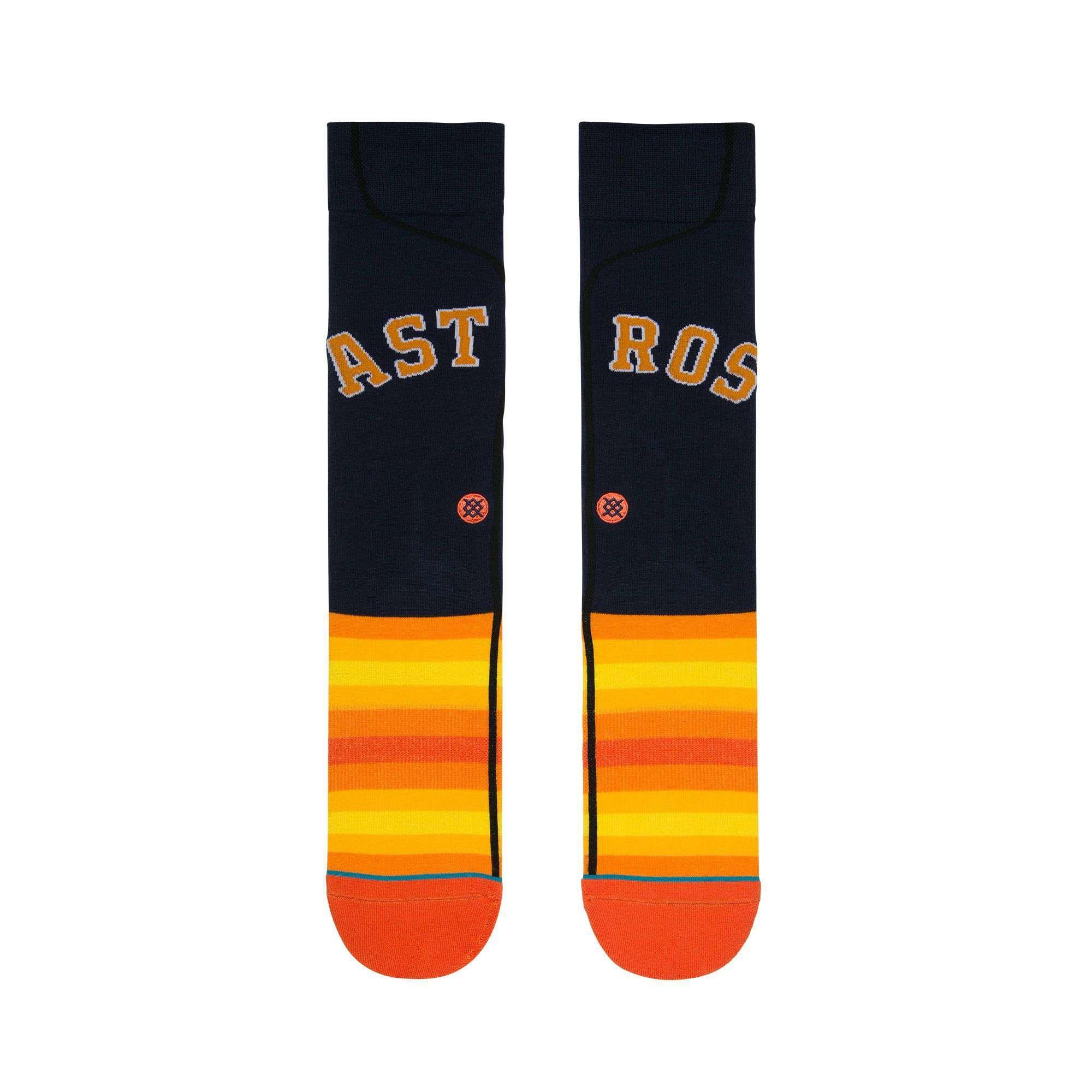 Stance Socks Houston Astros Stance MLB Jersey Crew Socks - Navy