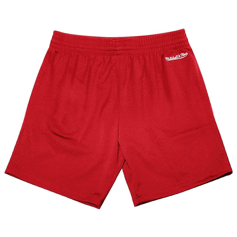 Mitchell And Ness Shorts Houston Rockets Mitchell & Ness NBA HWC Team Mesh Shorts - Red