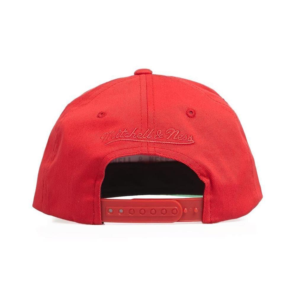 Mitchell And Ness Caps Houston Rockets Mitchell & Ness NBA Logo Deadstock Snapback Hat - Red