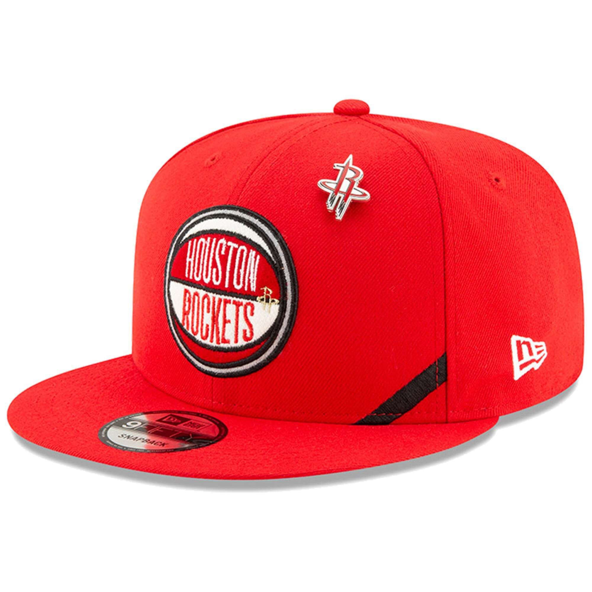 New Era Caps Houston Rockets New Era 2019 NBA Draft 9FIFTY Snapback Hat - Red