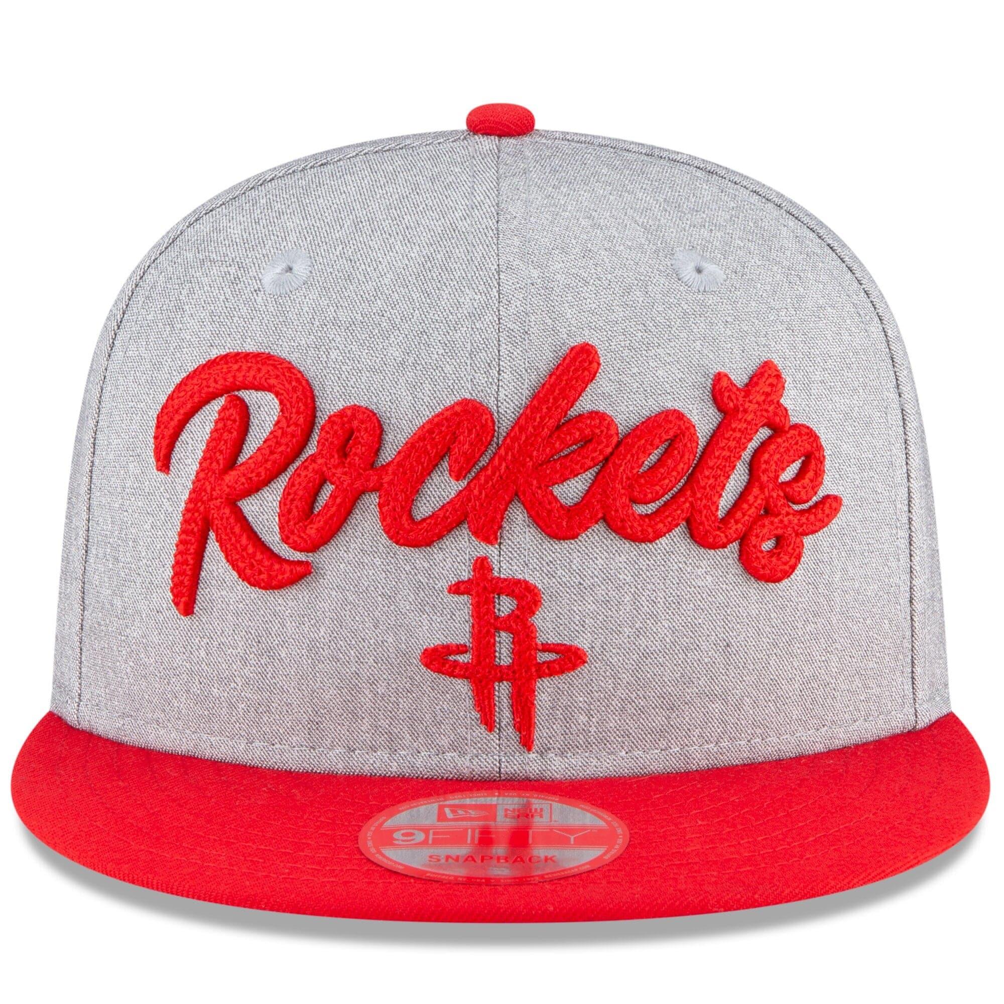 New Era Caps Houston Rockets New Era 2020 NBA Draft 9FIFTY Snapback Hat - Heather Grey
