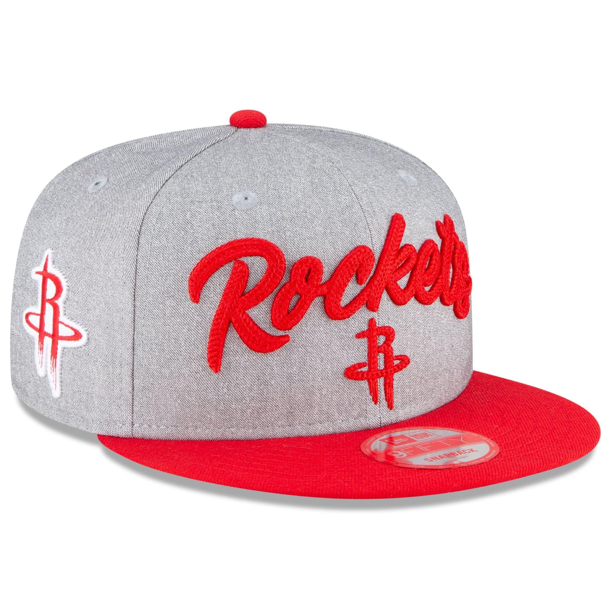 New Era Caps Houston Rockets New Era 2020 NBA Draft 9FIFTY Snapback Hat - Heather Grey