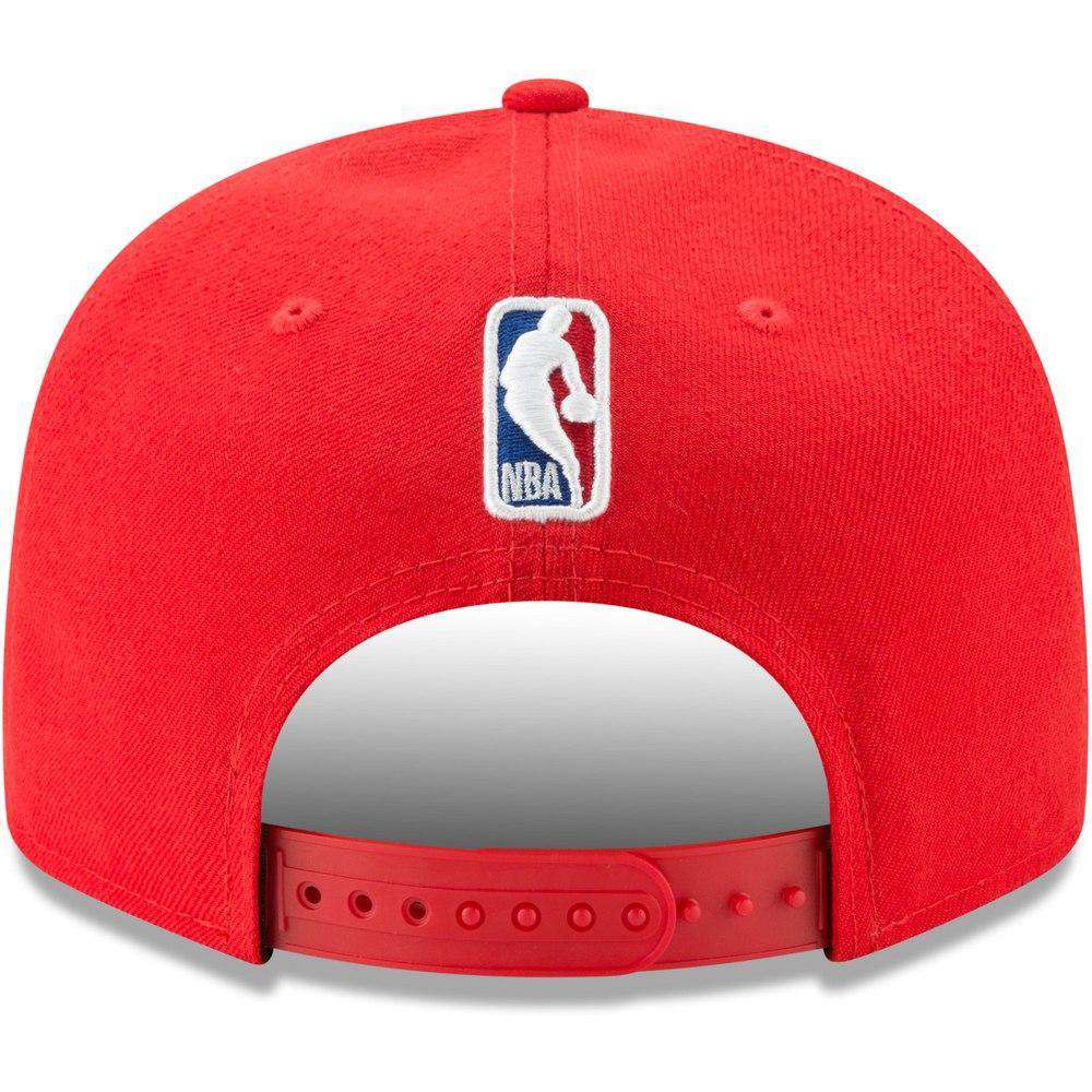 New Era Caps Houston Rockets New Era NBA 2019 Back Half 9FIFTY Snapback Hat – Red