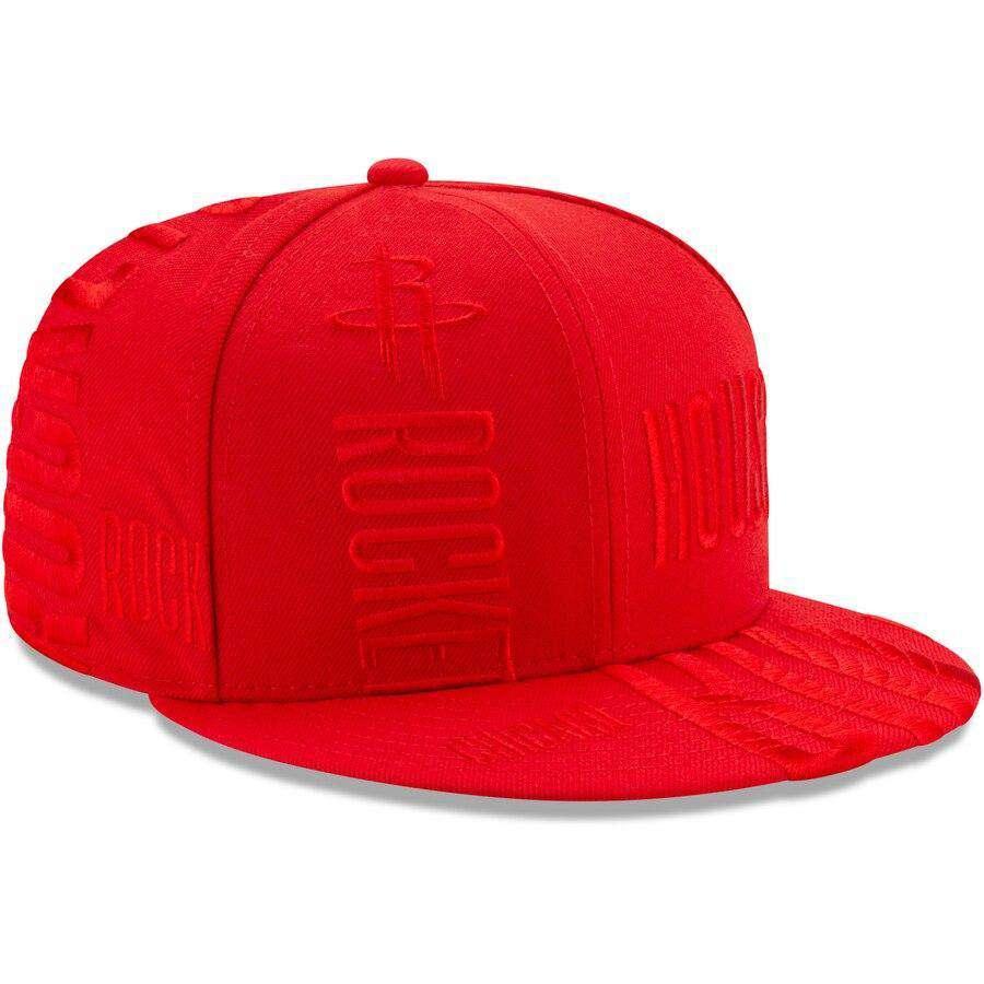 New Era Caps Houston Rockets New Era NBA 2019 Tonal Tip-Off 9FIFTY Snapback Hat - Red