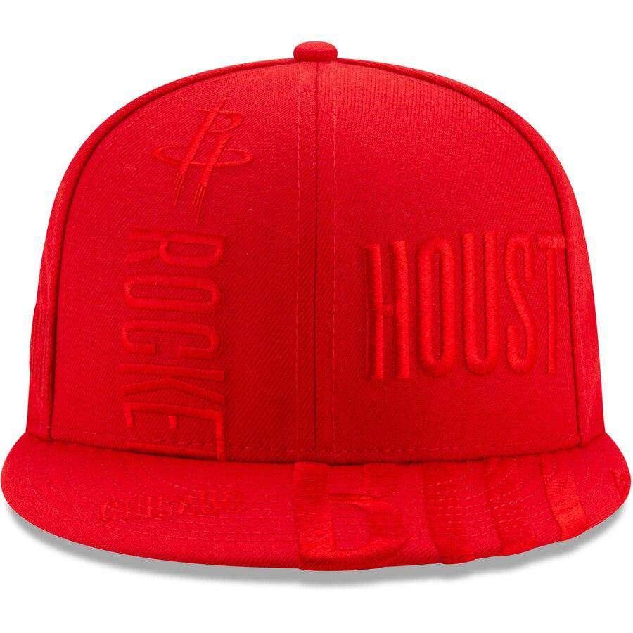 New Era Caps Houston Rockets New Era NBA 2019 Tonal Tip-Off 9FIFTY Snapback Hat - Red