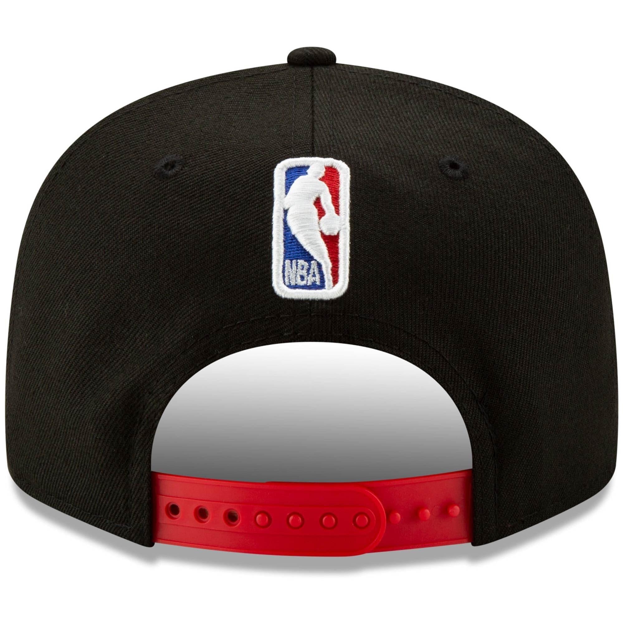 New Era Caps Houston Rockets New Era NBA 2020 Back Half 9FIFTY Snapback Hat - Black