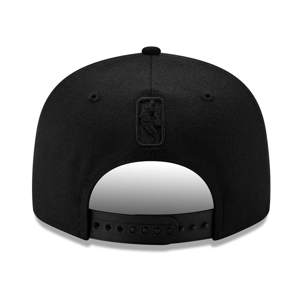 New Era Caps Houston Rockets New Era NBA 2020 Black On Black Back Half 9FIFTY Snapback Hat