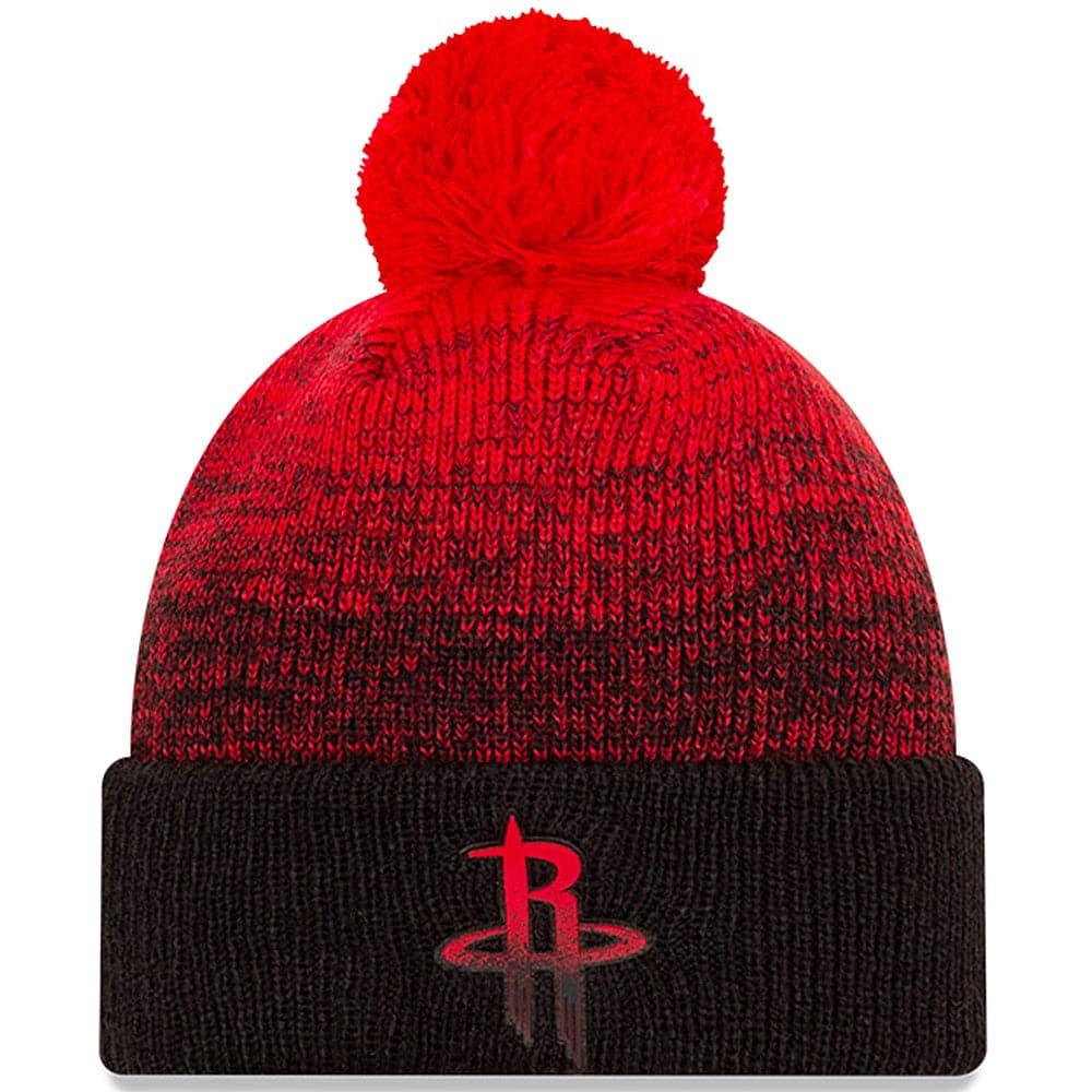 New Era Beanies Houston Rockets New Era NBA Back Half Knit Beanie - Red