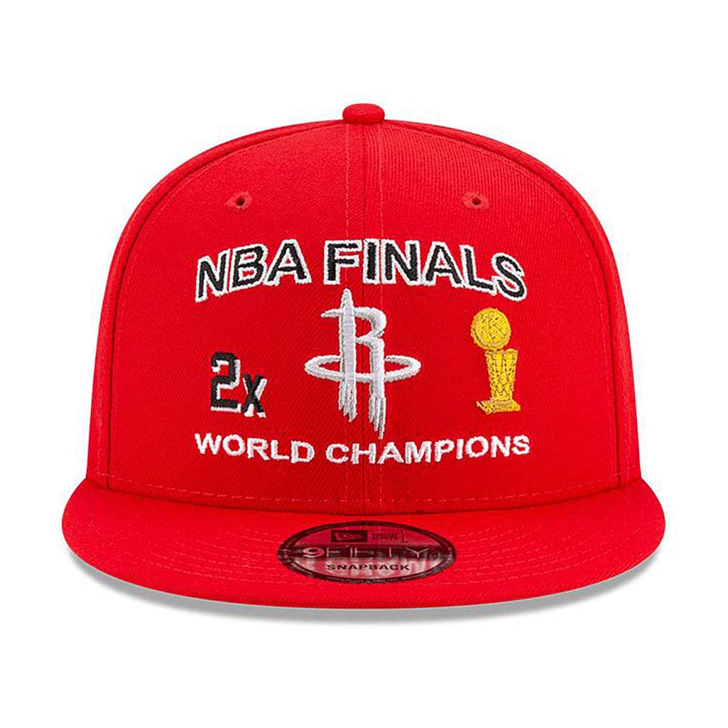 New Era Caps Houston Rockets New Era NBA Champions Icon 9FIFTY Snapback Hat - Red