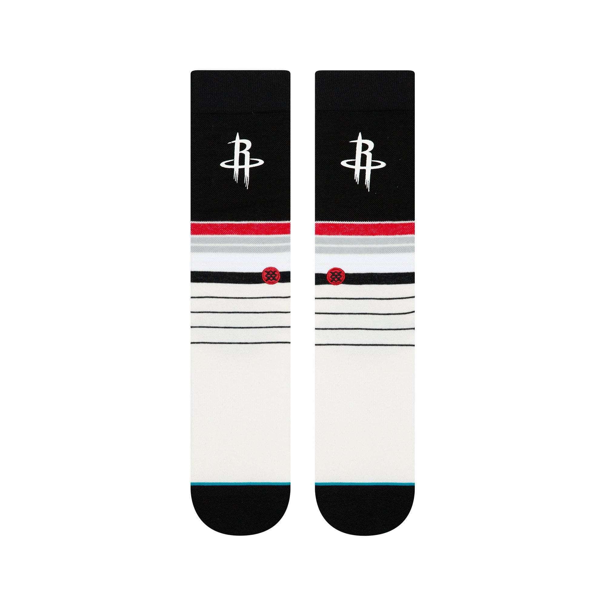 Stance Socks Houston Rockets Stance NBA Baseline Crew Socks - Black