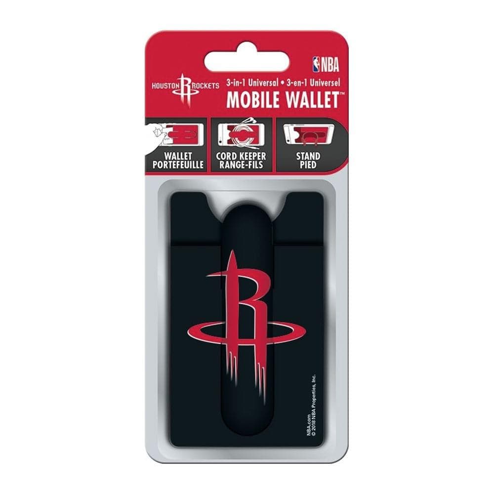 Trends International Accessories Houston Rockets Trends NBA 3 In 1 Universal Mobile Phone Wallet - Black