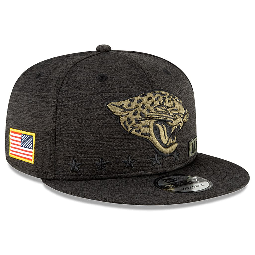 New Era Caps Houston Texans New Era NFL 2020 Salute To Service 9FIFTY Snapback Hat - Black