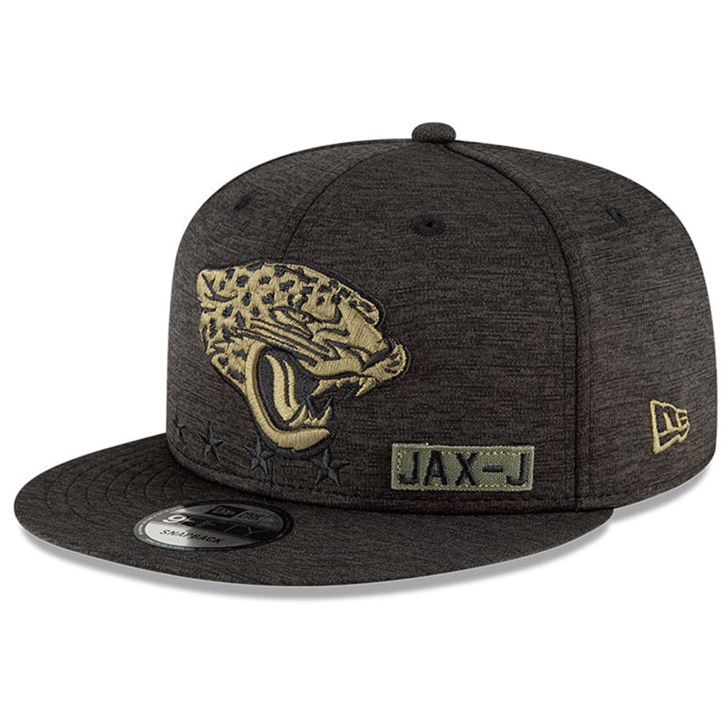 New Era Caps Houston Texans New Era NFL 2020 Salute To Service 9FIFTY Snapback Hat - Black
