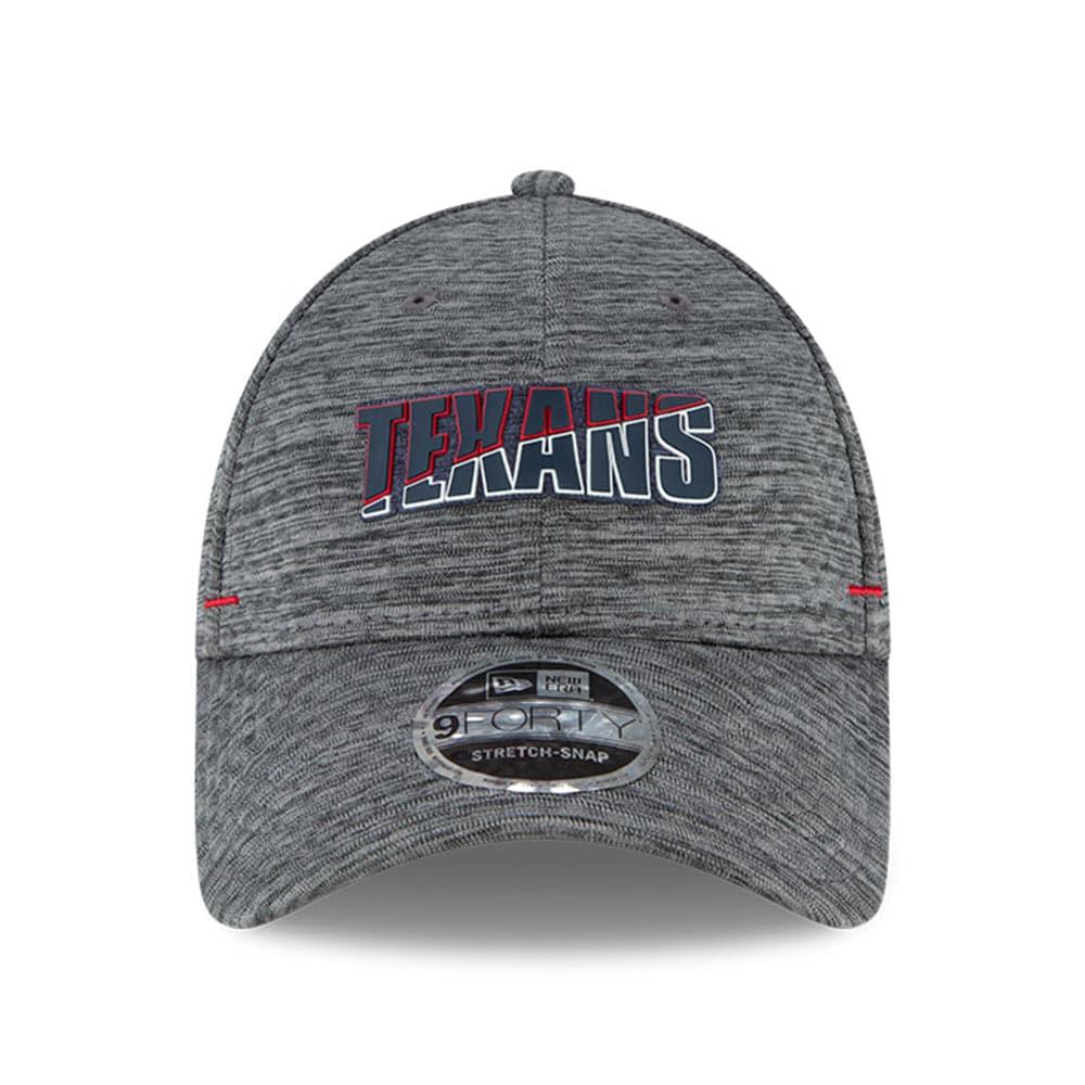 New Era Caps Houston Texans New Era NFL 2020 Summer Sideline 9FORTY Snapback Curve Hat - Heather