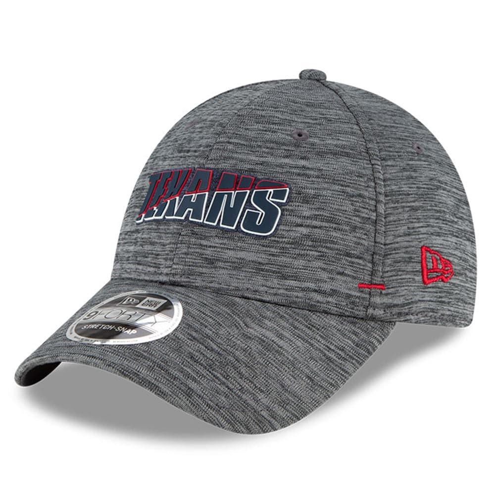 New Era Caps Houston Texans New Era NFL 2020 Summer Sideline 9FORTY Snapback Curve Hat - Heather
