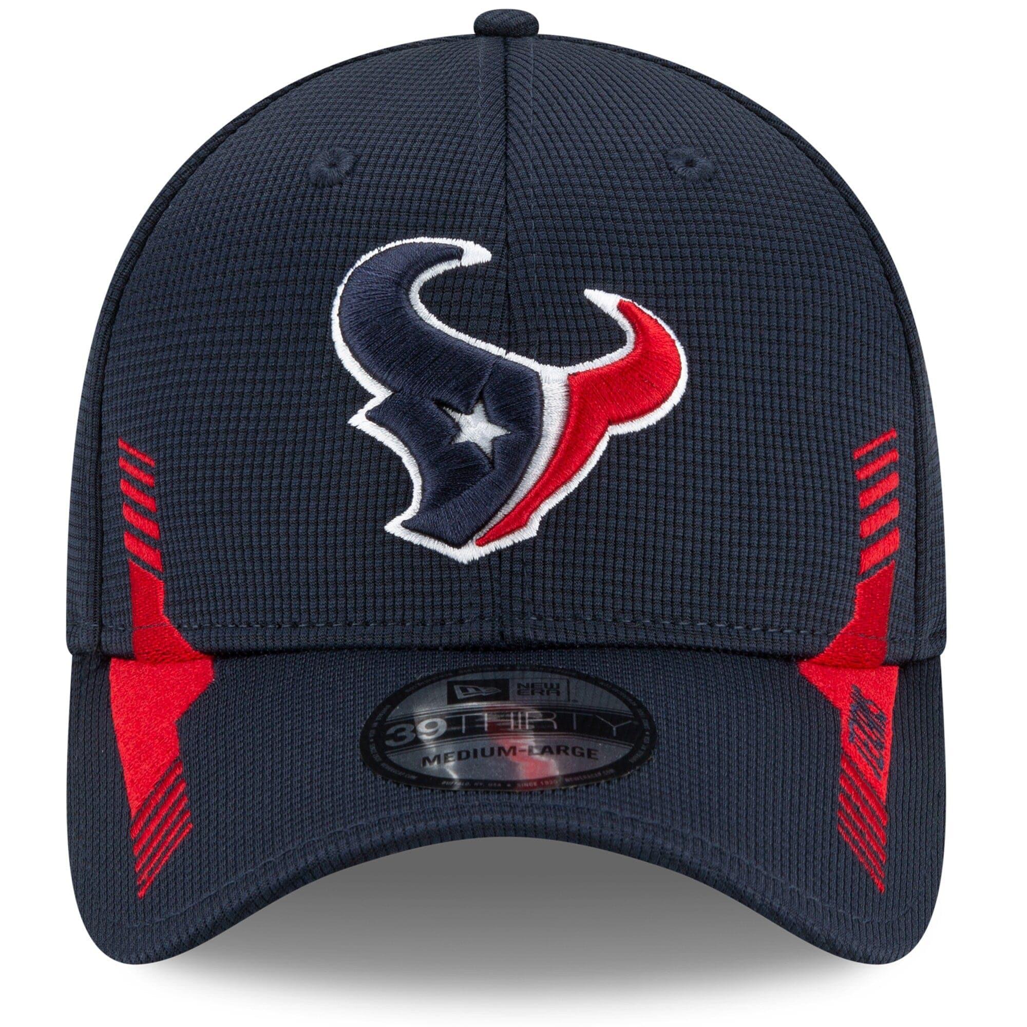 New Era Caps Houston Texans New Era NFL 2021 Sideline Home 39THIRTY Flex Fit Hat - Navy
