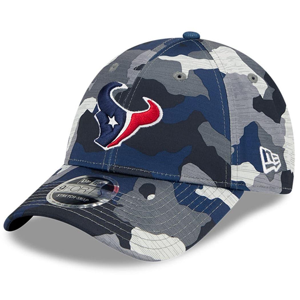 New Era Caps Houston Texans New Era NFL 22 Training Camp 9FORTY Stretch Snap Hat - Camo