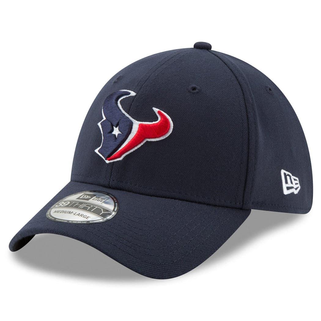 New Era Caps Houston Texans New Era NFL Team 39THIRTY Flex Fit Curve Hat - Navy