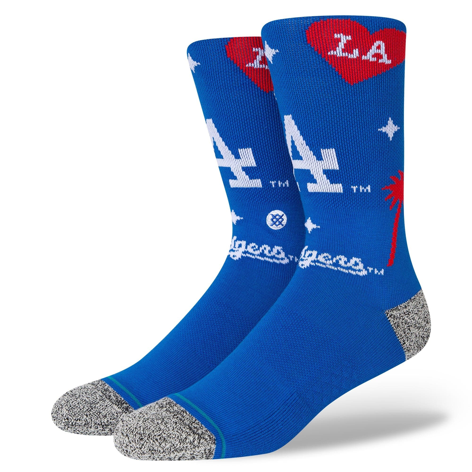 Los Angeles Dodgers Stance MLB Landmark Crew Socks - Blue