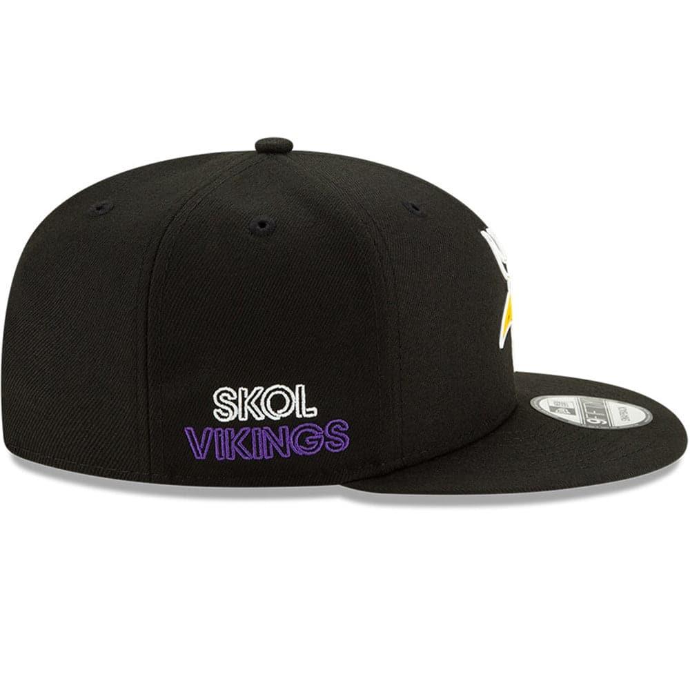 Minnesota Vikings New Era NFL 2020 Draft 9FIFTY Snapback Hat - Black