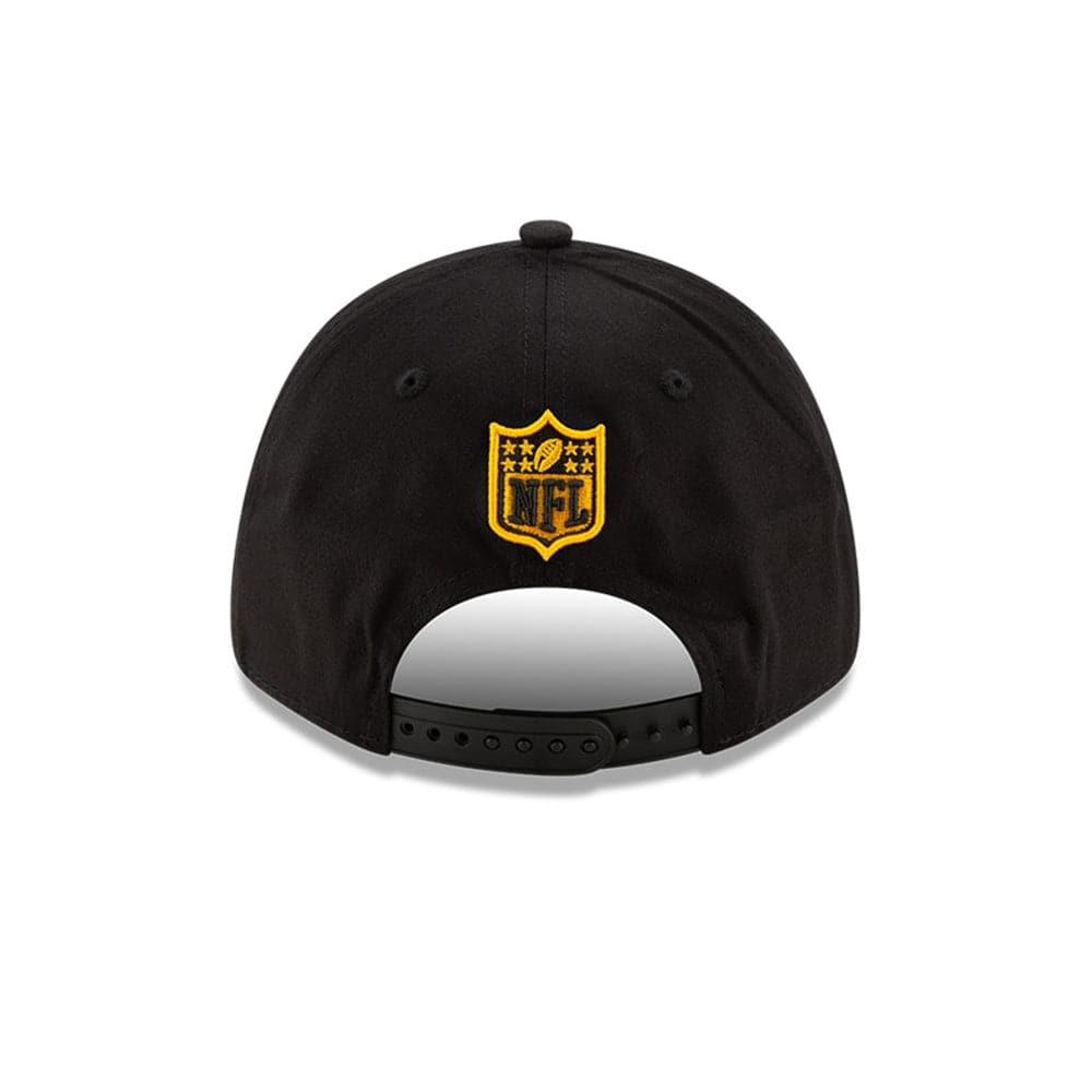 Pittsburgh Steelers New Era NFL 2020 Draft 9FORTY Stretch Snapback Curve Hat - Black