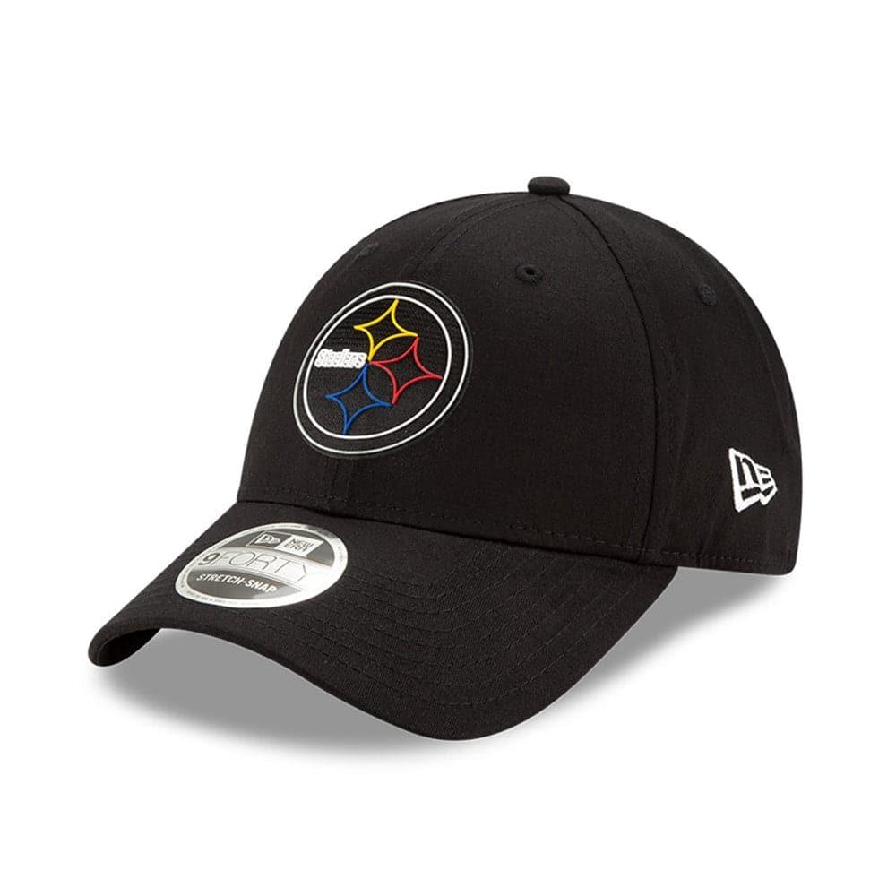 Pittsburgh Steelers New Era NFL 2020 Draft 9FORTY Stretch Snapback Curve Hat - Black