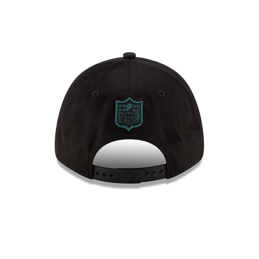 Philadelphia Eagles New Era NFL 2020 Draft 9FORTY Stretch Snapback Curve Hat - Black