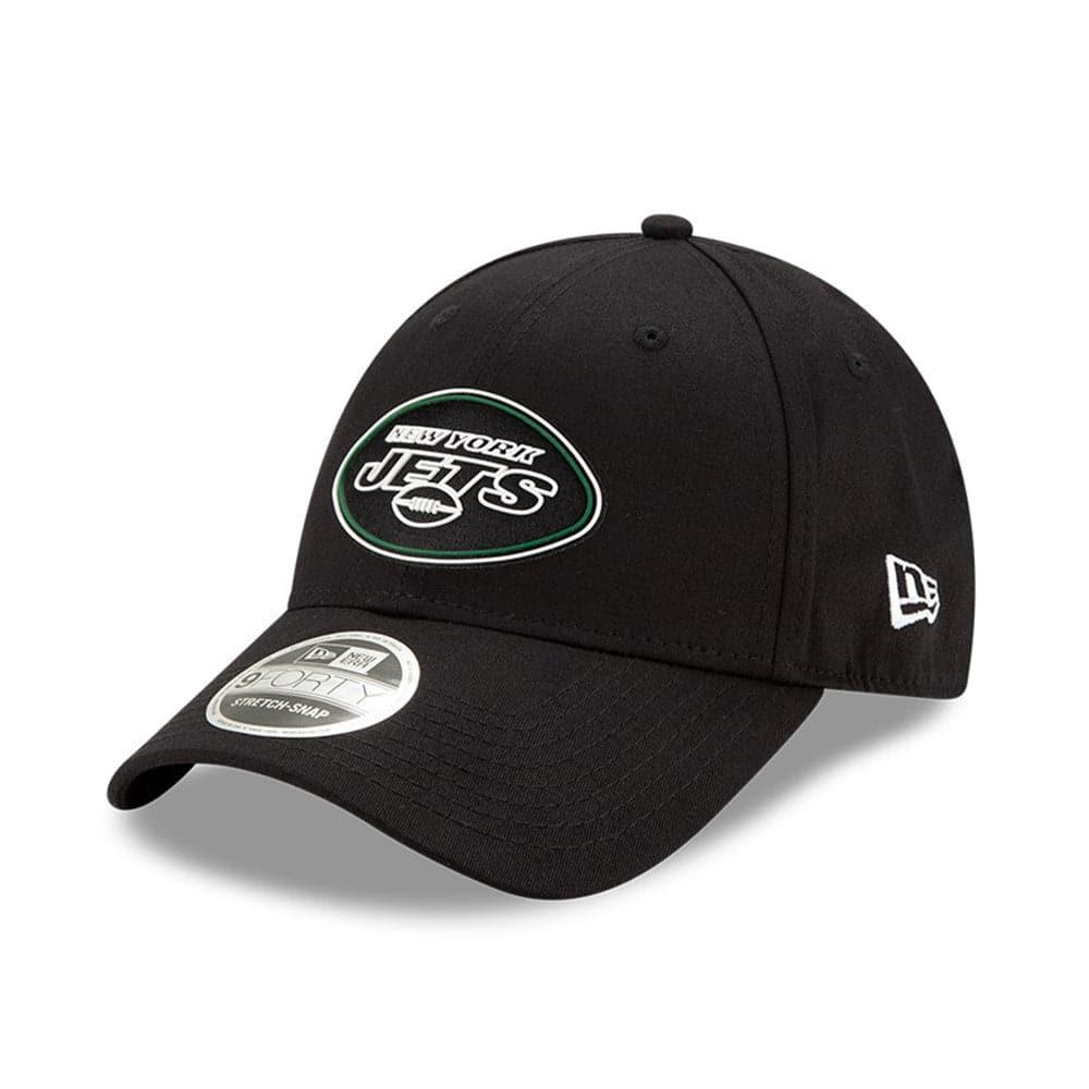 New York Jets New Era NFL 2020 Draft 9FORTY Stretch Snapback Curve Hat - Black