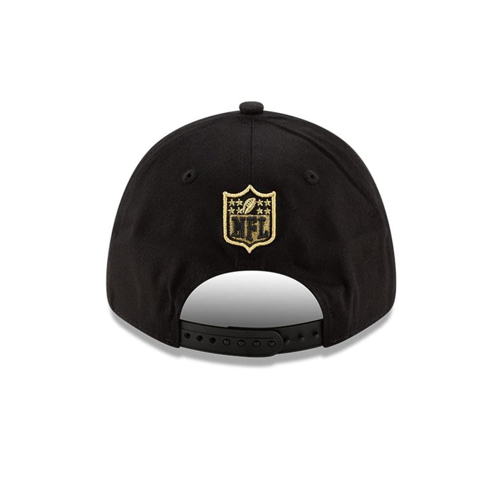 New Orleans Saints New Era NFL 2020 Draft 9FORTY Stretch Snapback Curve Hat - Black