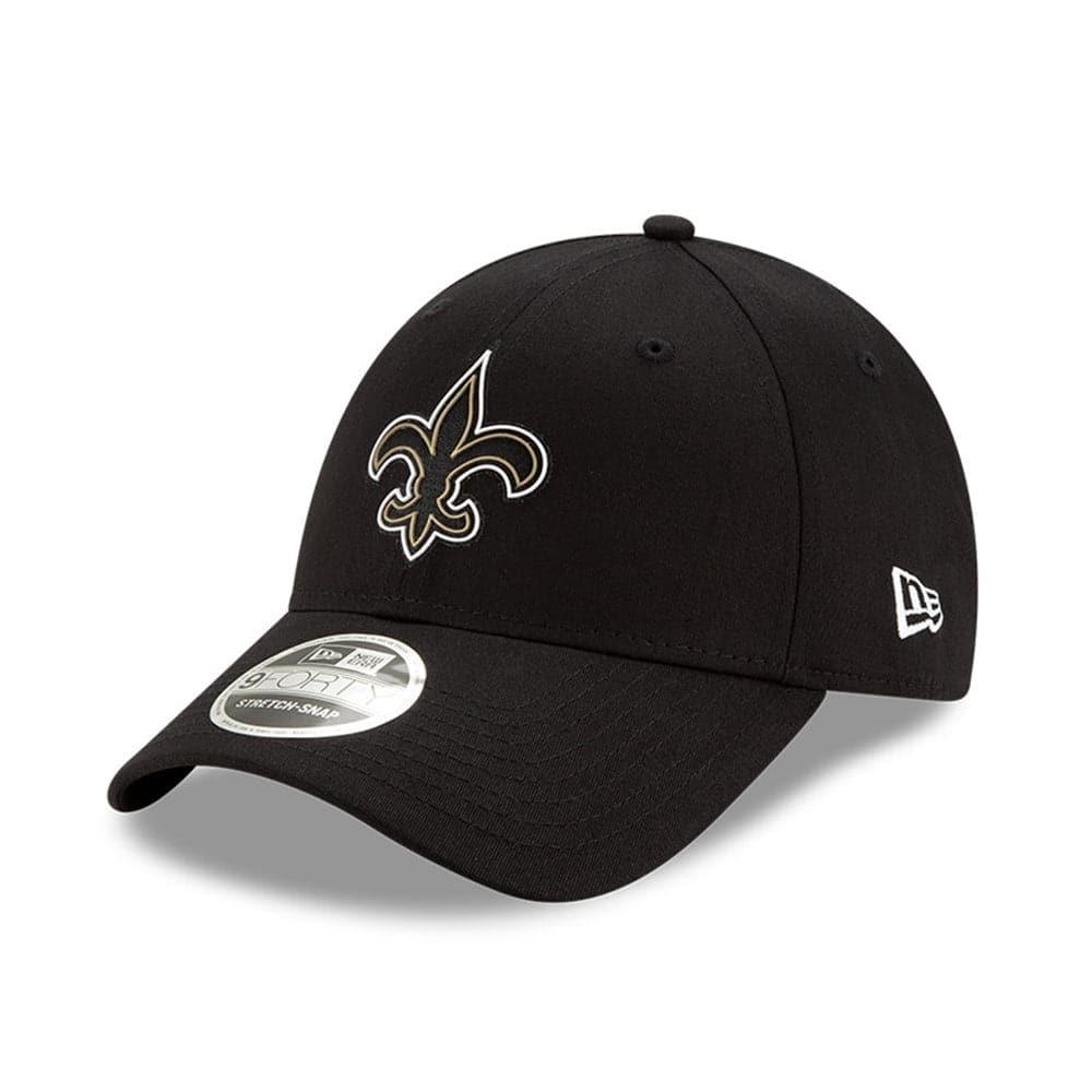 New Orleans Saints New Era NFL 2020 Draft 9FORTY Stretch Snapback Curve Hat - Black
