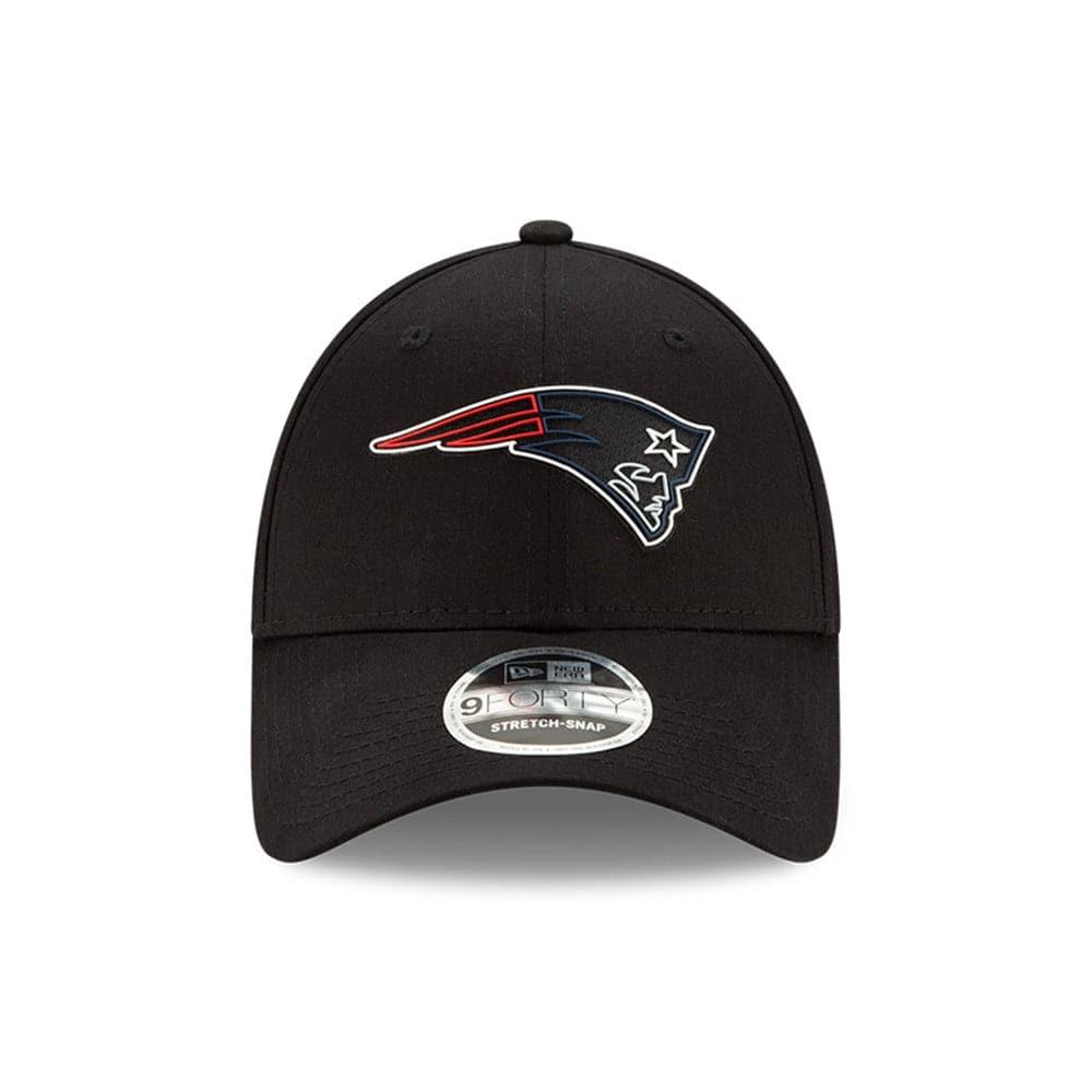 New England Patriots New Era NFL 2020 Draft 9FORTY Stretch Snapback Curve Hat - Black