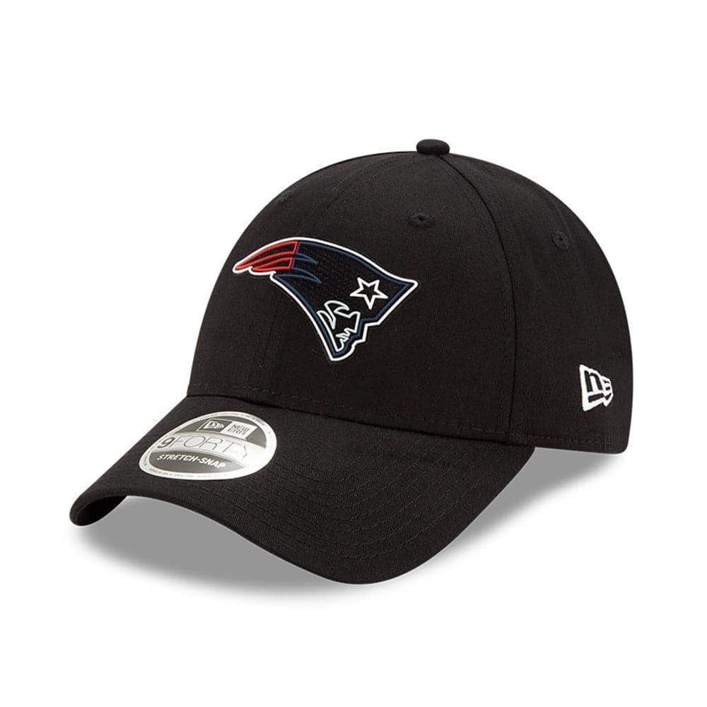New England Patriots New Era NFL 2020 Draft 9FORTY Stretch Snapback Curve Hat - Black