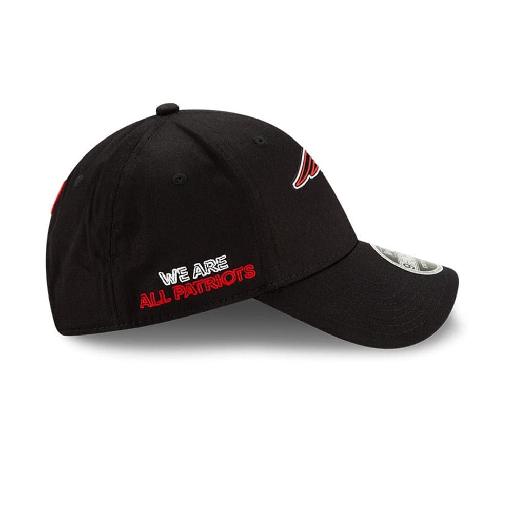 New England Patriots New Era NFL 2020 Draft 9FORTY Stretch Snapback Curve Hat - Black