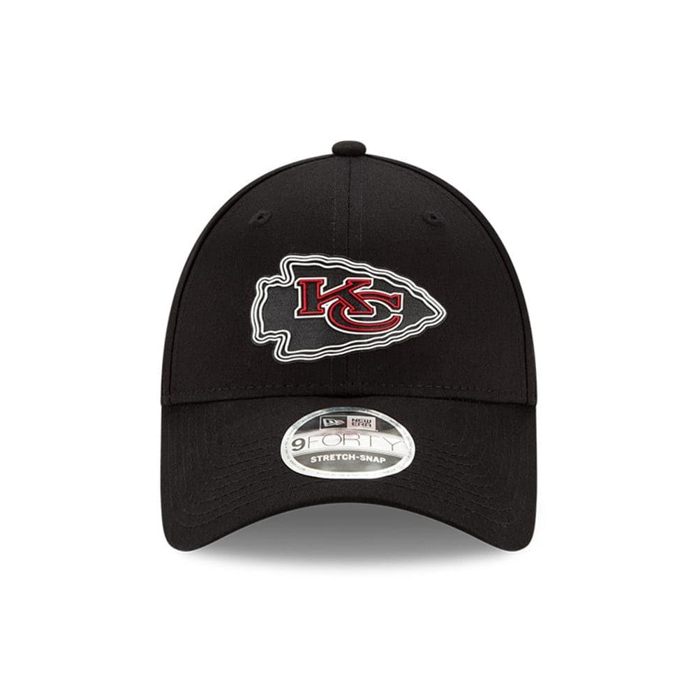 Kansas City Chiefs New Era NFL 2020 Draft 9FORTY Stretch Snapback Curve Hat - Black