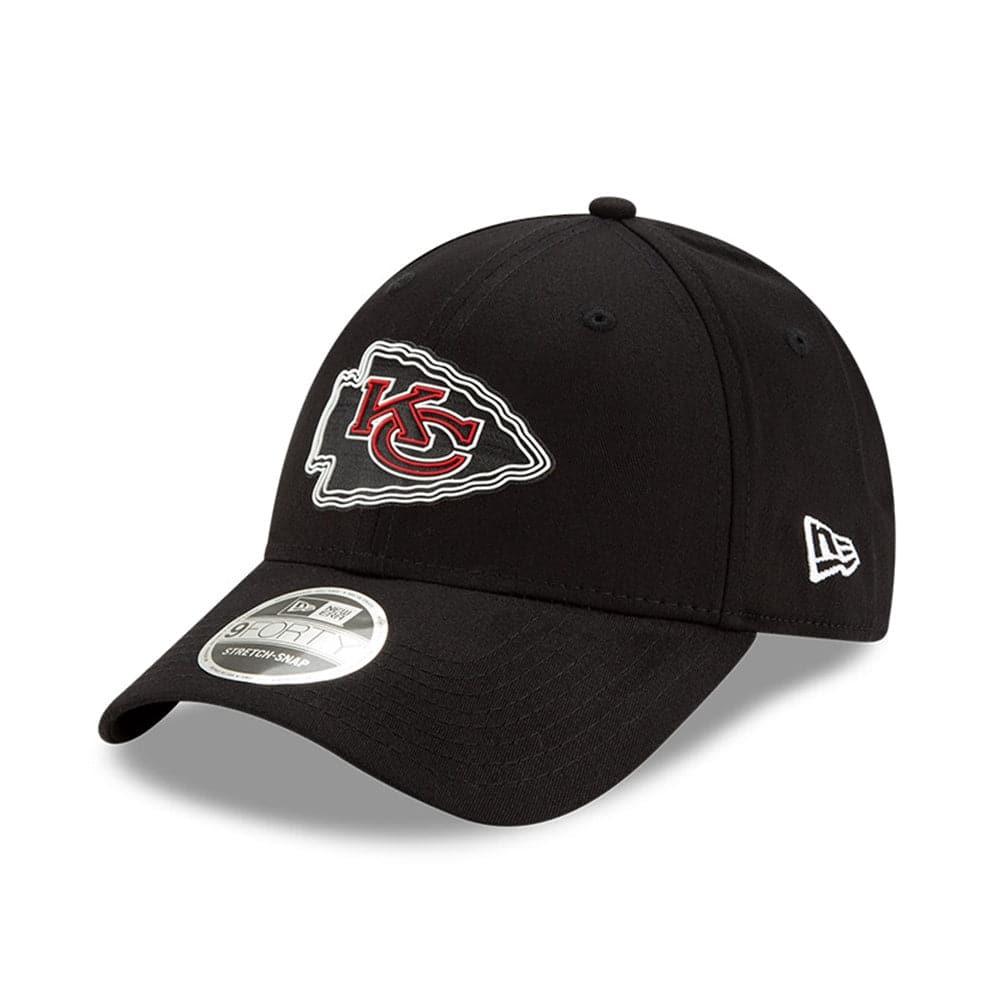 Kansas City Chiefs New Era NFL 2020 Draft 9FORTY Stretch Snapback Curve Hat - Black