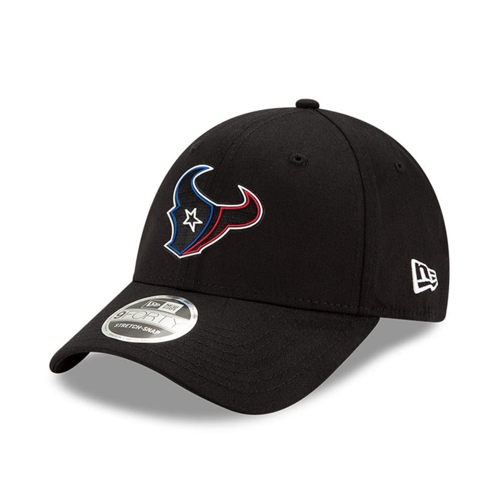 Houston Texans New Era NFL 2020 Draft 9FORTY Stretch Snapback Curve Hat - Black