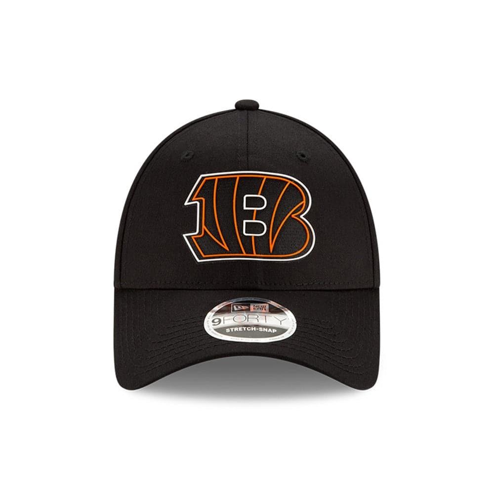 Cincinnati Bengals New Era NFL 2020 Draft 9FORTY Stretch Snapback Curve Hat - Black