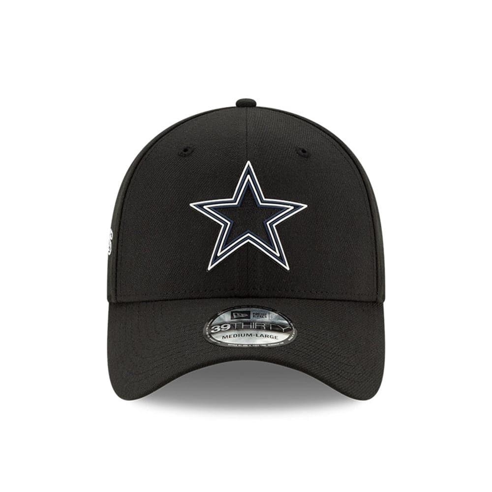 Dallas Cowboys New Era NFL 2020 Draft 39THIRTY Flex Fit Curve Hat - Black