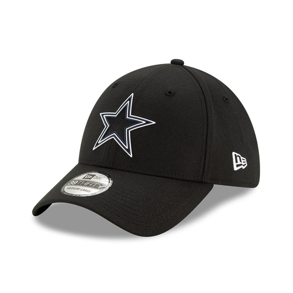 Dallas Cowboys New Era NFL 2020 Draft 39THIRTY Flex Fit Curve Hat - Black