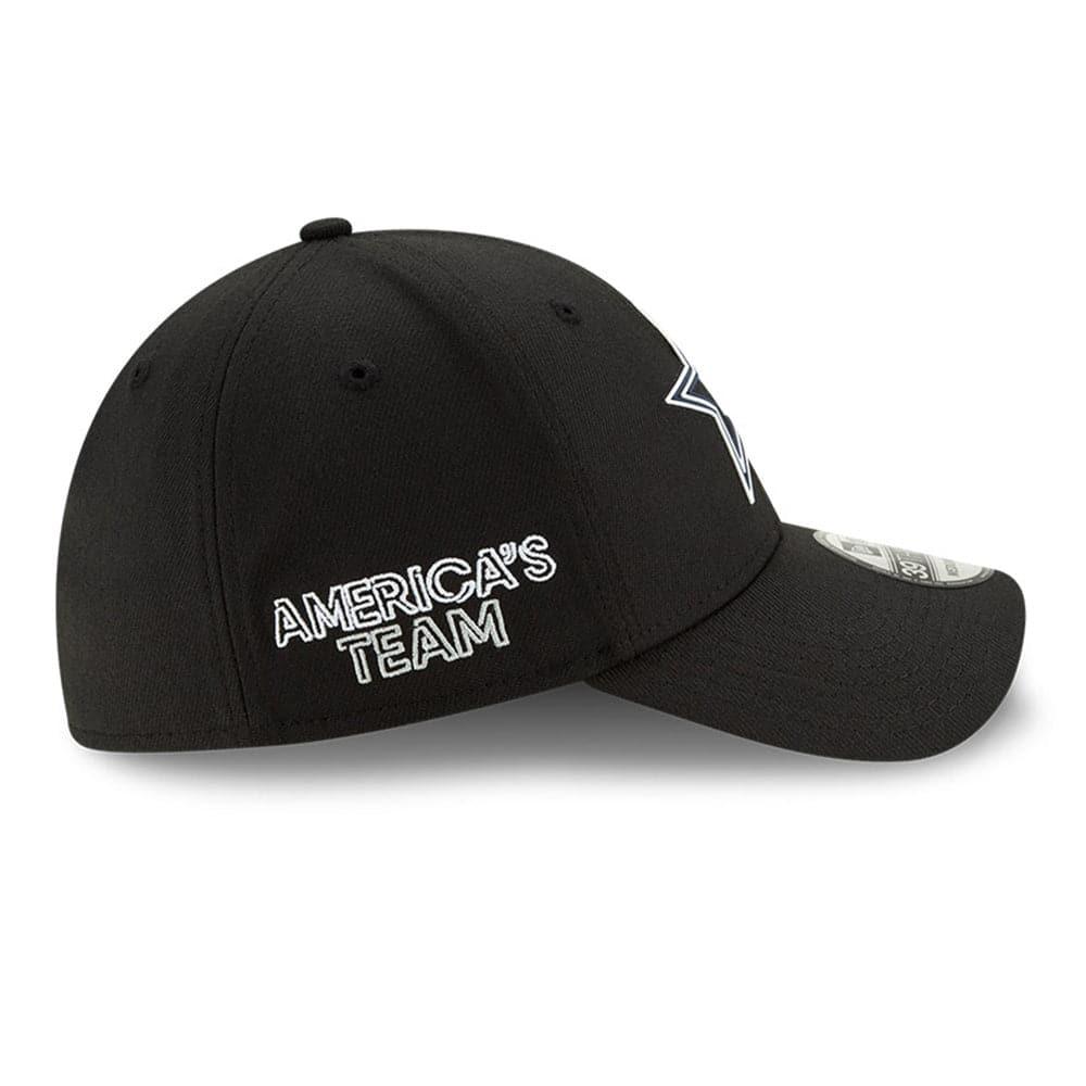 Dallas Cowboys New Era NFL 2020 Draft 39THIRTY Flex Fit Curve Hat - Black