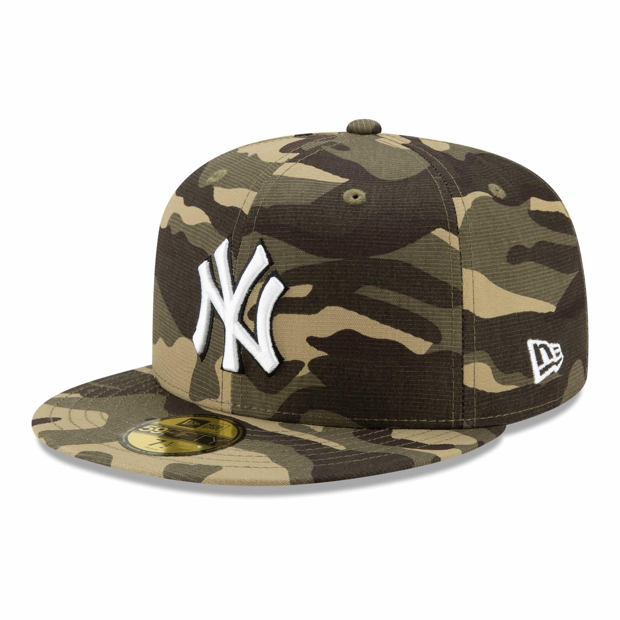 New York Yankees New Era MLB 2021 Armed Forces 59FIFTY Fitted Hat - Camo