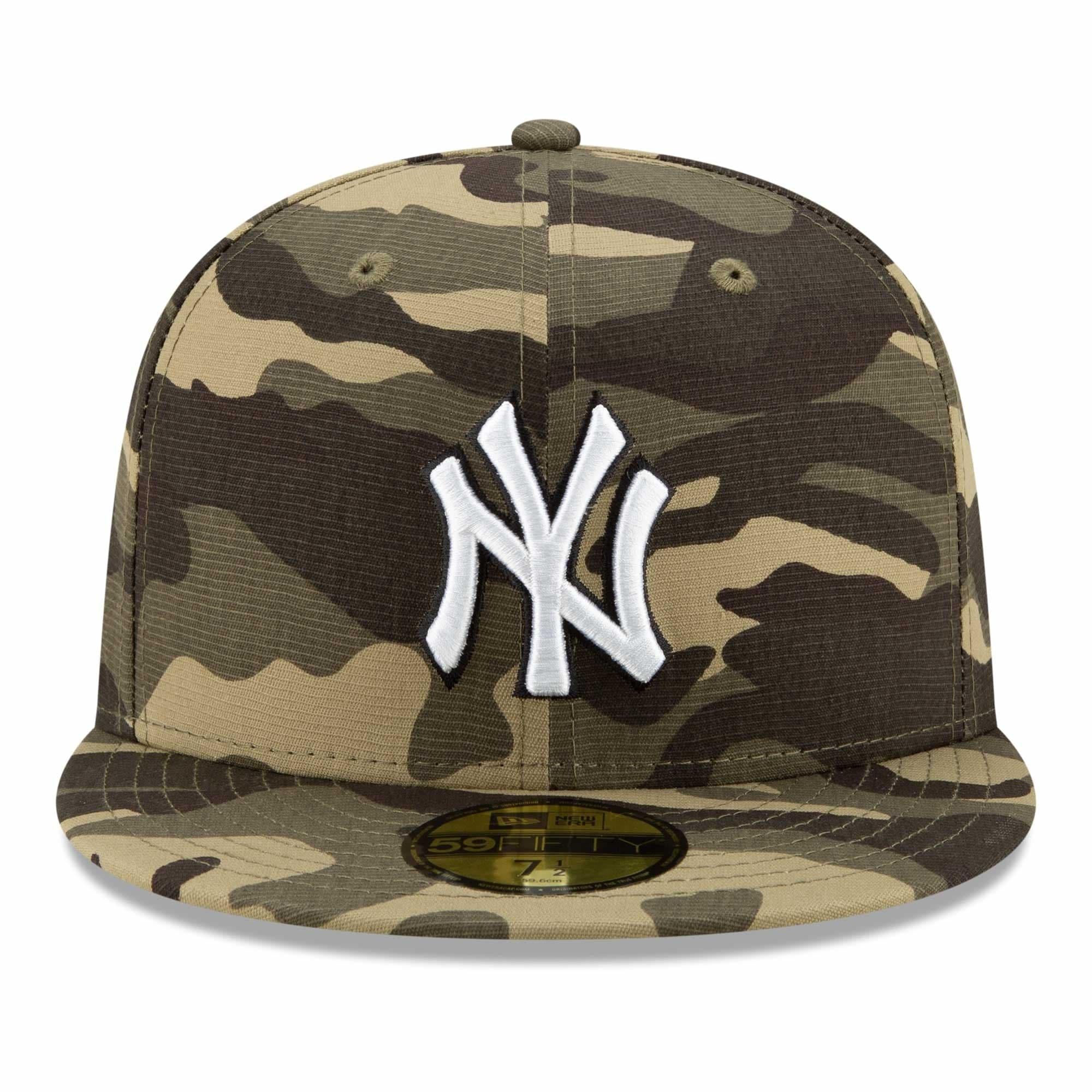 New York Yankees New Era MLB 2021 Armed Forces 59FIFTY Fitted Hat - Camo