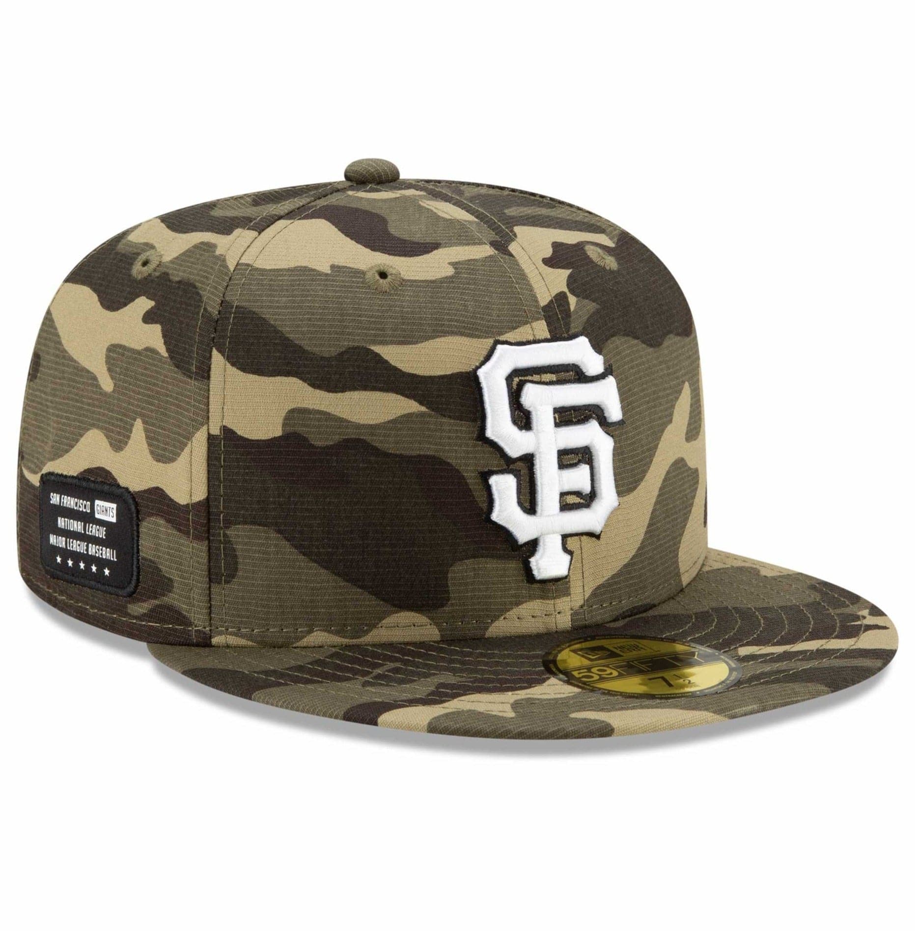 San Francisco Giants New Era MLB 2021 Armed Forces 59FIFTY Fitted Hat - Camo