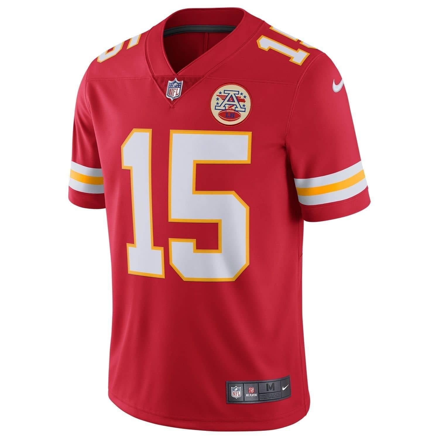 Patrick Mahomes Kansas City Chiefs Nike NFL Limited Jersey - Red